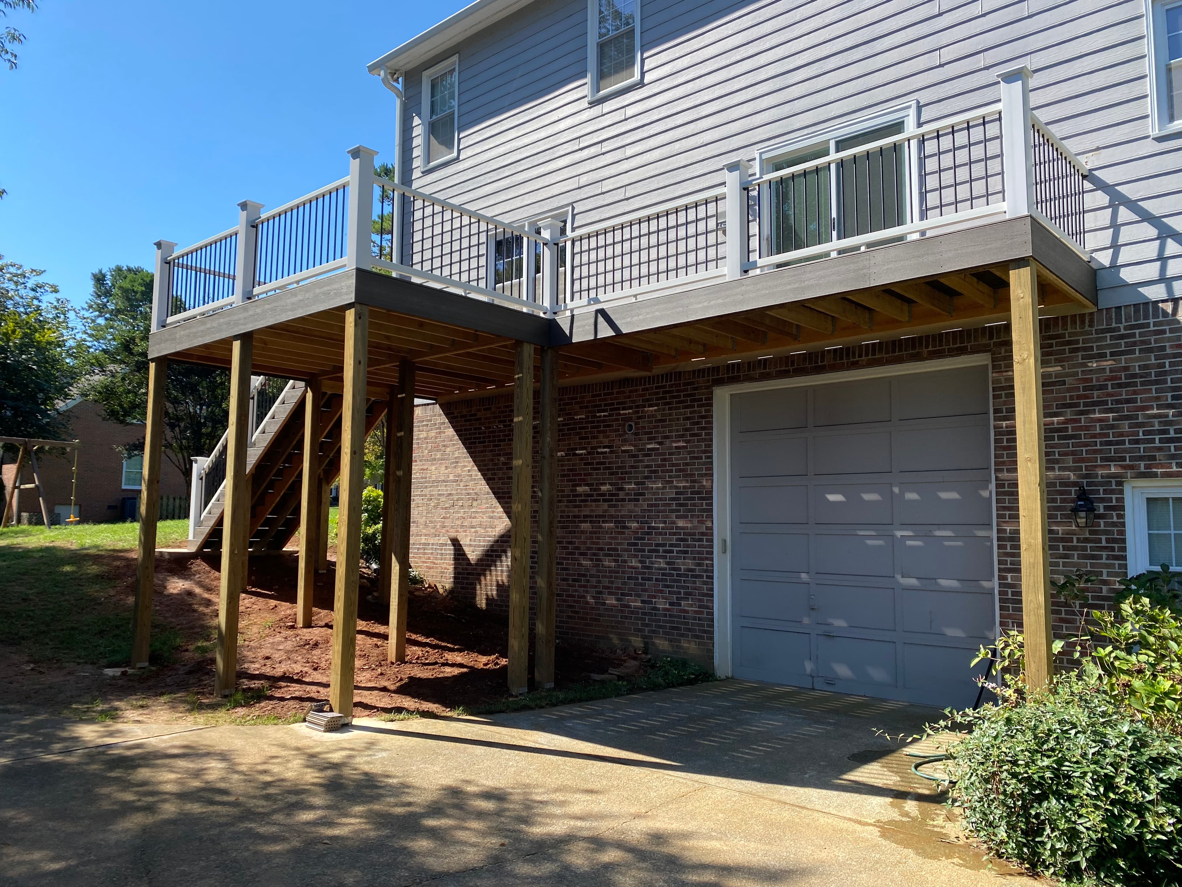 Cascade composite deck back view