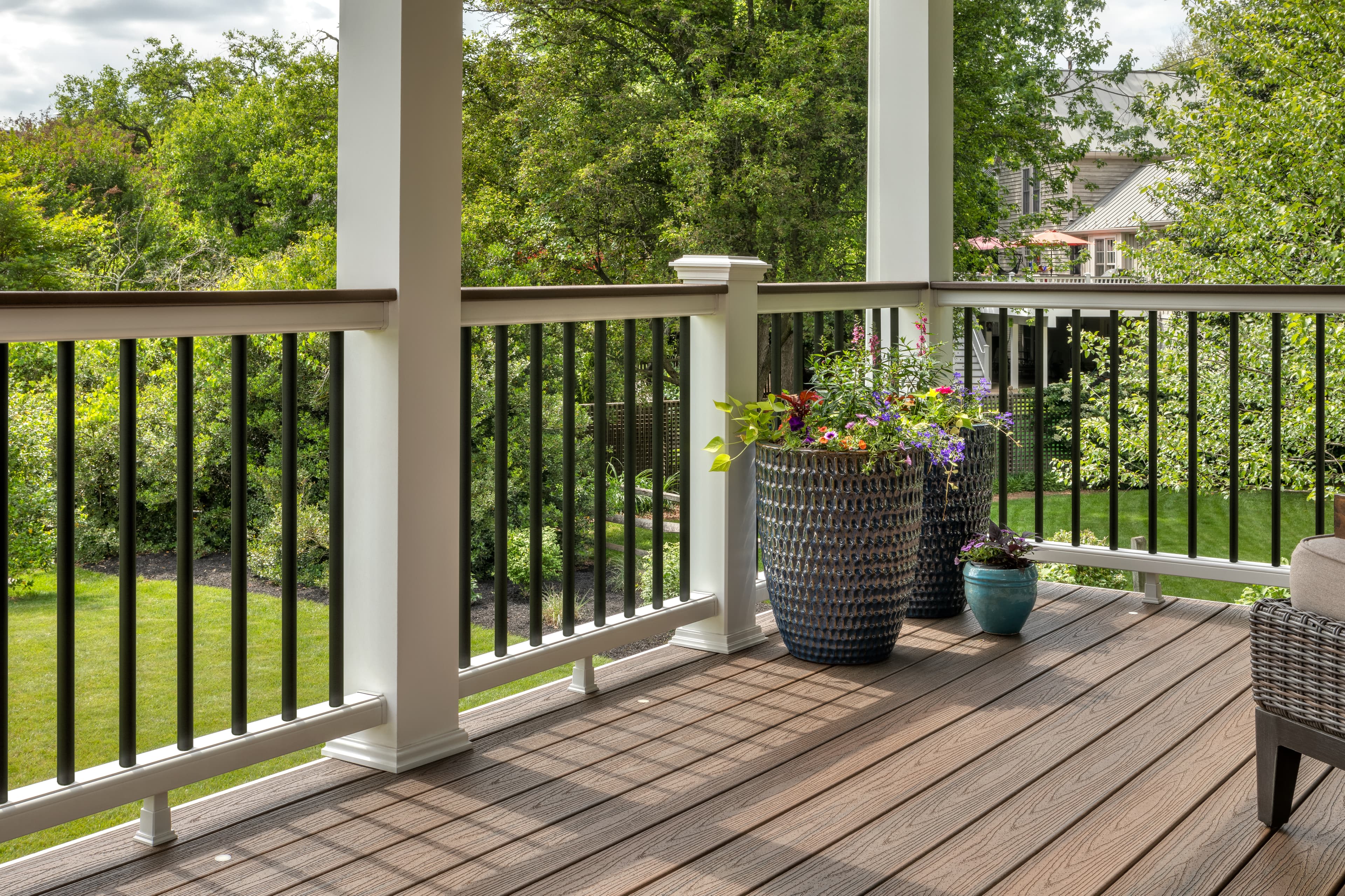 Trex Transcend railing with composite balusters